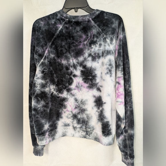 Electric & Rose Black and Purple Tie-Dye Sweatshirt - Picture 4 of 4